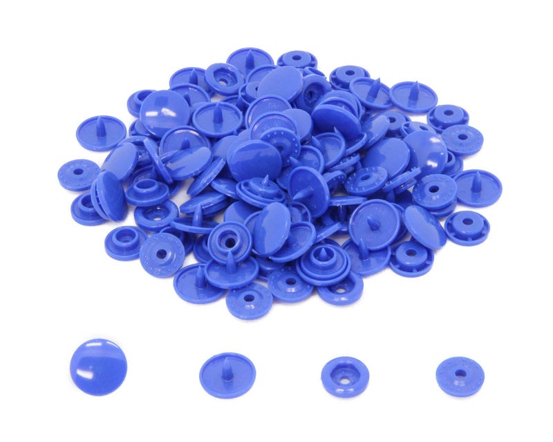 BetterJonny 420 Sets 14-Color KAM Snaps, BetterJonny Size 20 T5 Glossy Round Plastic Fasteners Punch Poppers Closures No-Sew Buttons for Clothing Crafts Mama Pads - Image 3